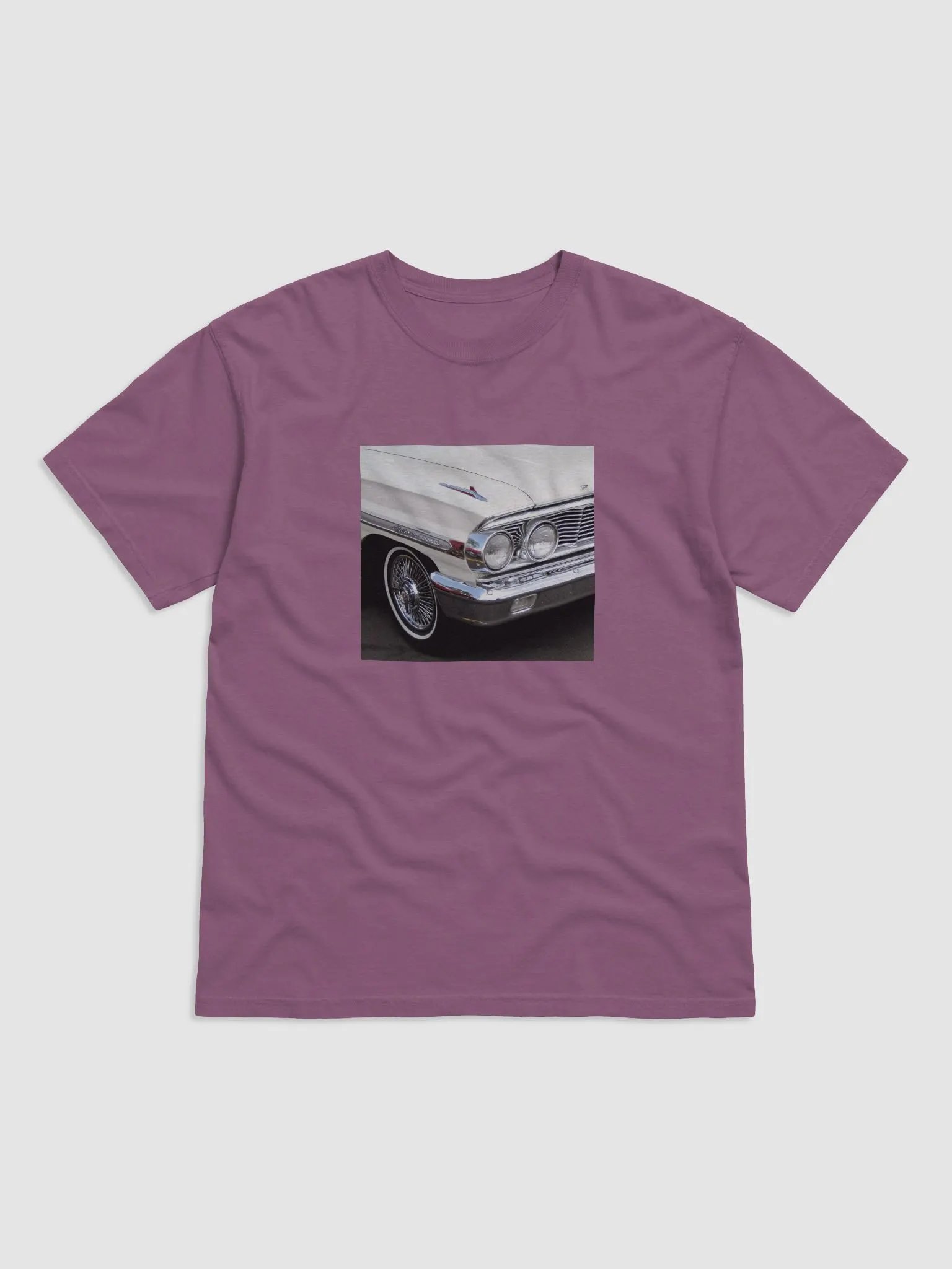 White Classic Headlights T-shirt product image (2)