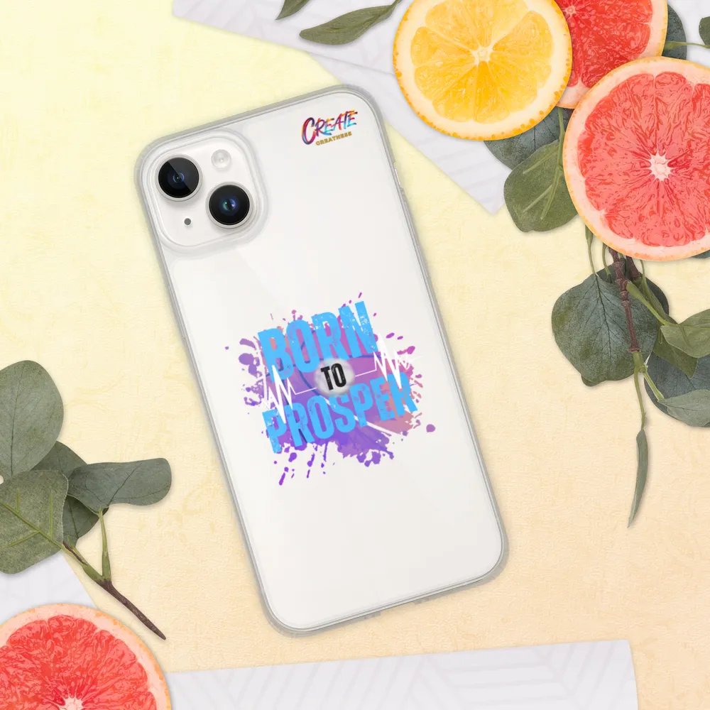 Born to Prosper iPhone Case product image (268)