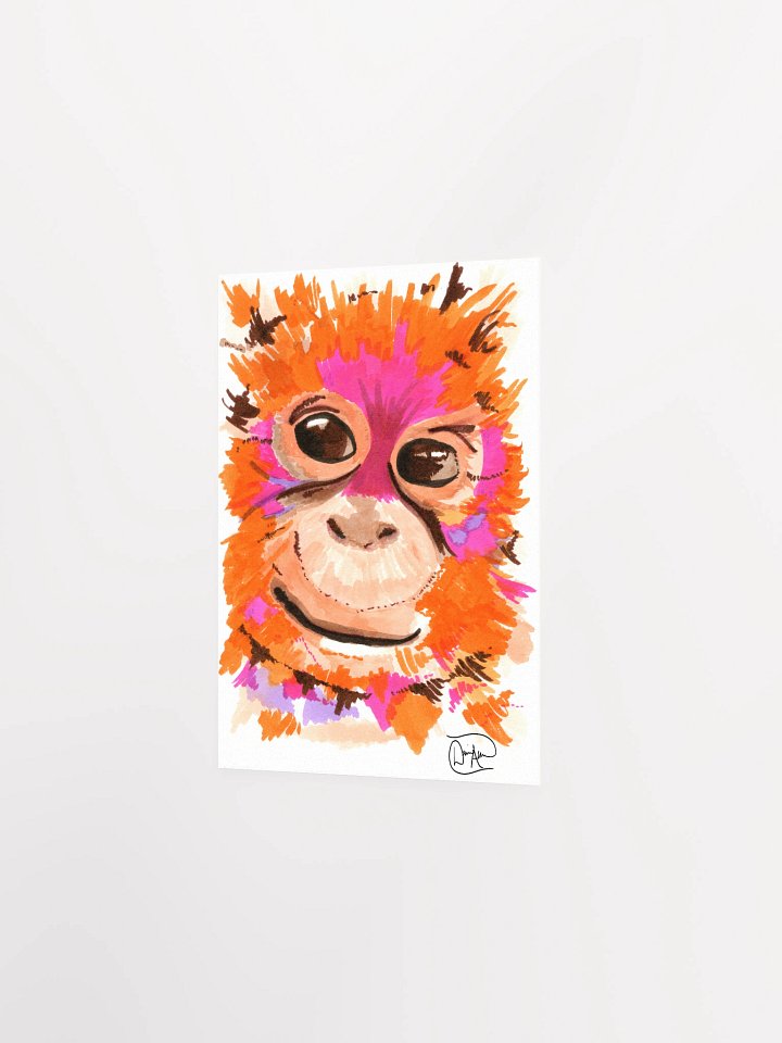 Orangutan Watercolour Print product image (2)