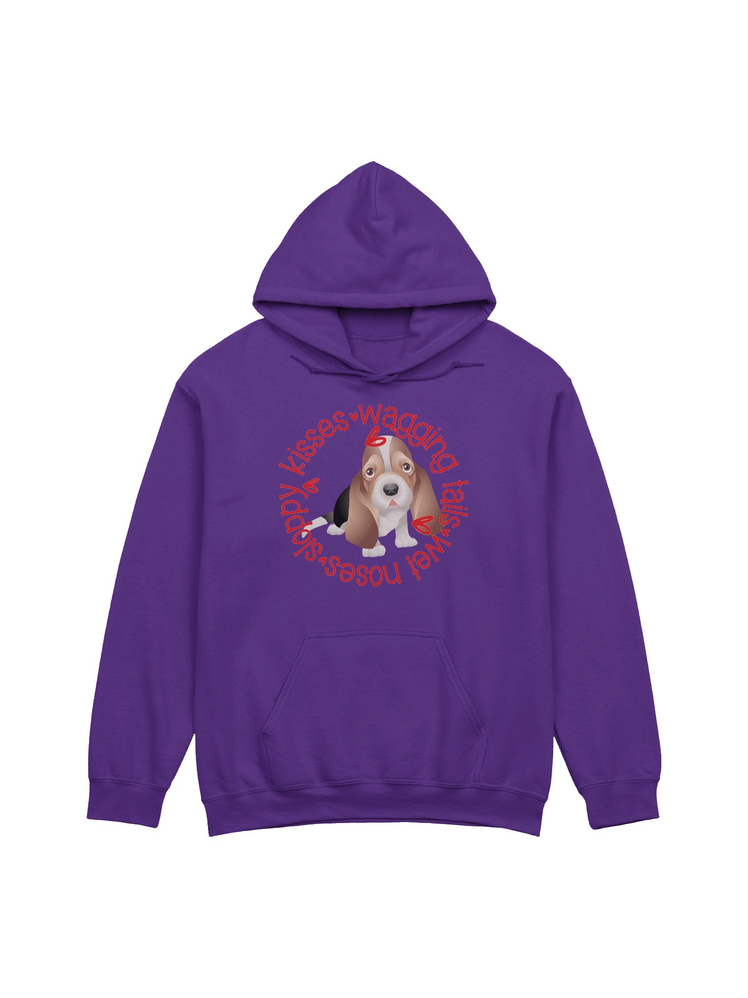 Sloppy Kisses Bassett Hound hoodie product image (1)