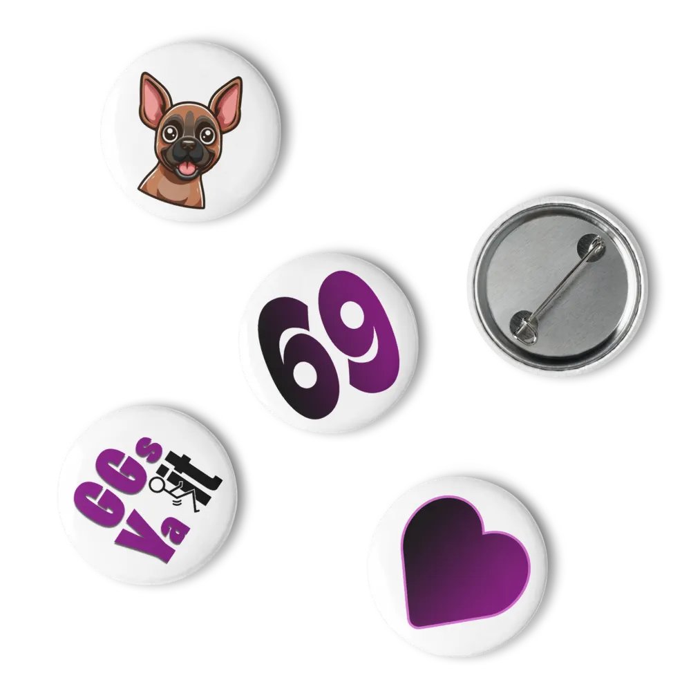 Emote Pin Buttons Set product image (15)