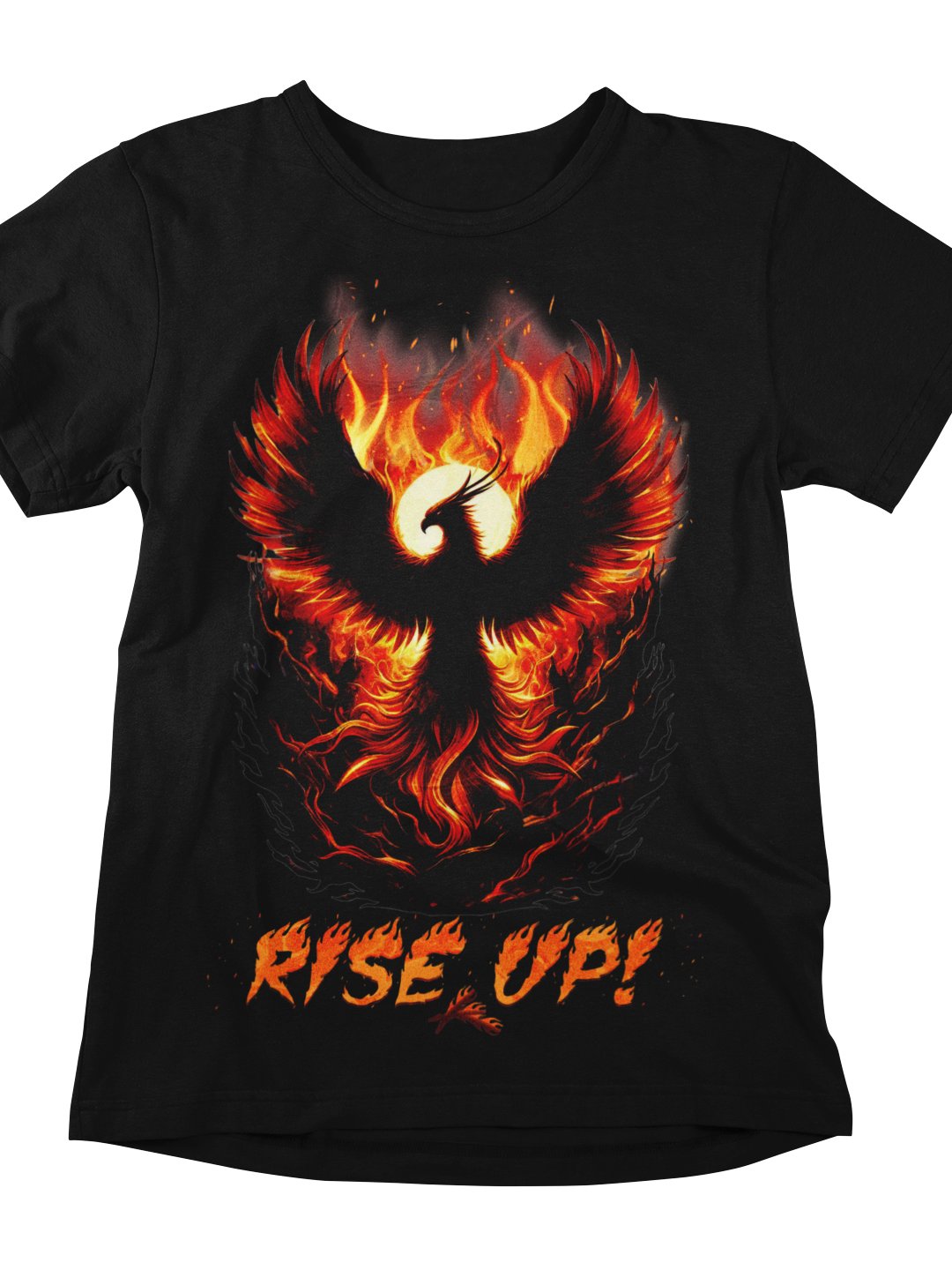 Rise Up: Ignite Your Spirit with our Rebirth Phoenix Graphic Tee! product image (1)