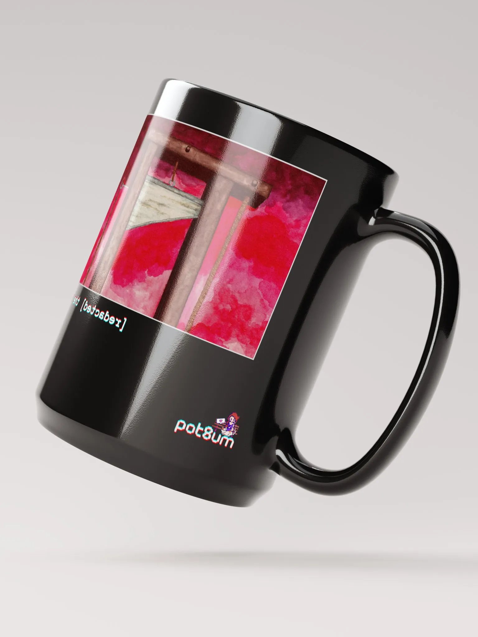 [REDACTED] THE RICH black glossy mug product image (3)
