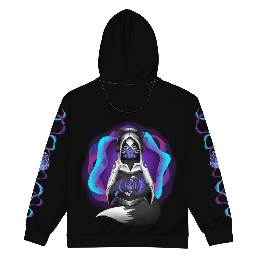 Galactic Waves Zip-Up Hoodie product image (2)