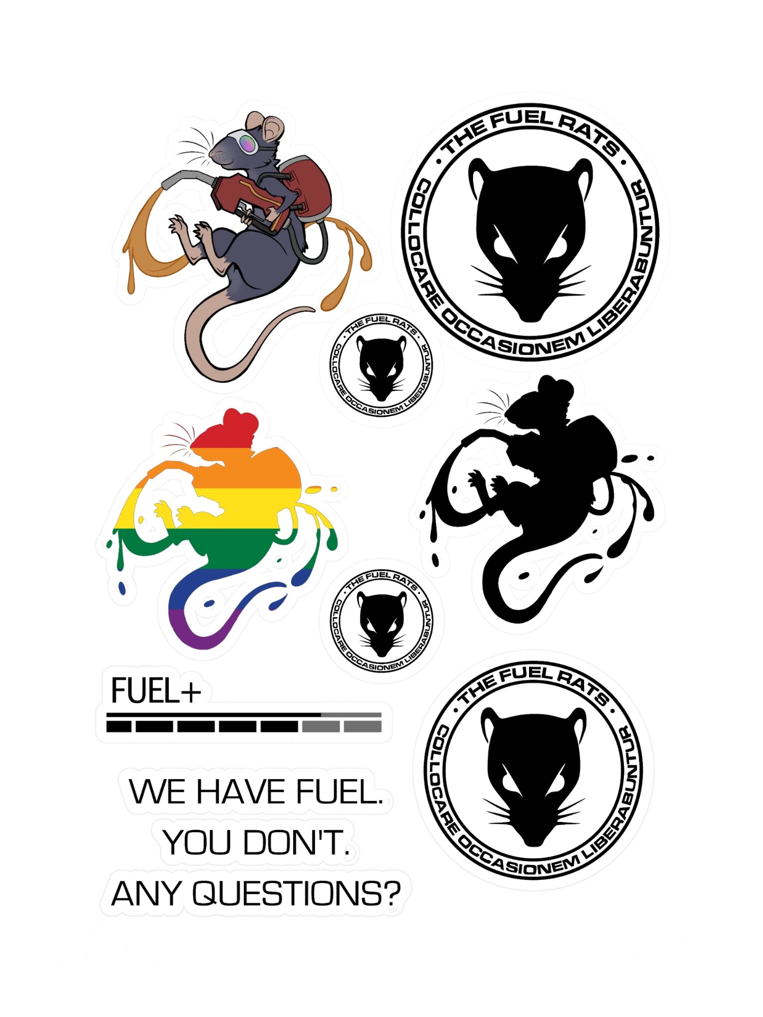 Fuel Rat Sticker Sheet product image (3)