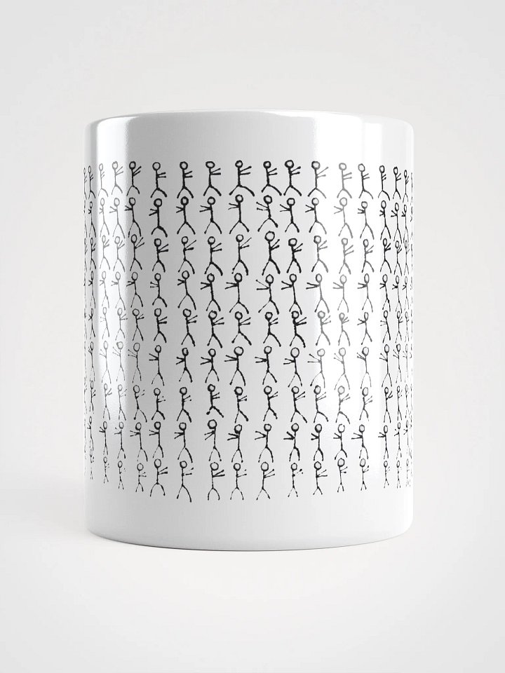 Men Sleep Walking White Glossy Mug product image (1)