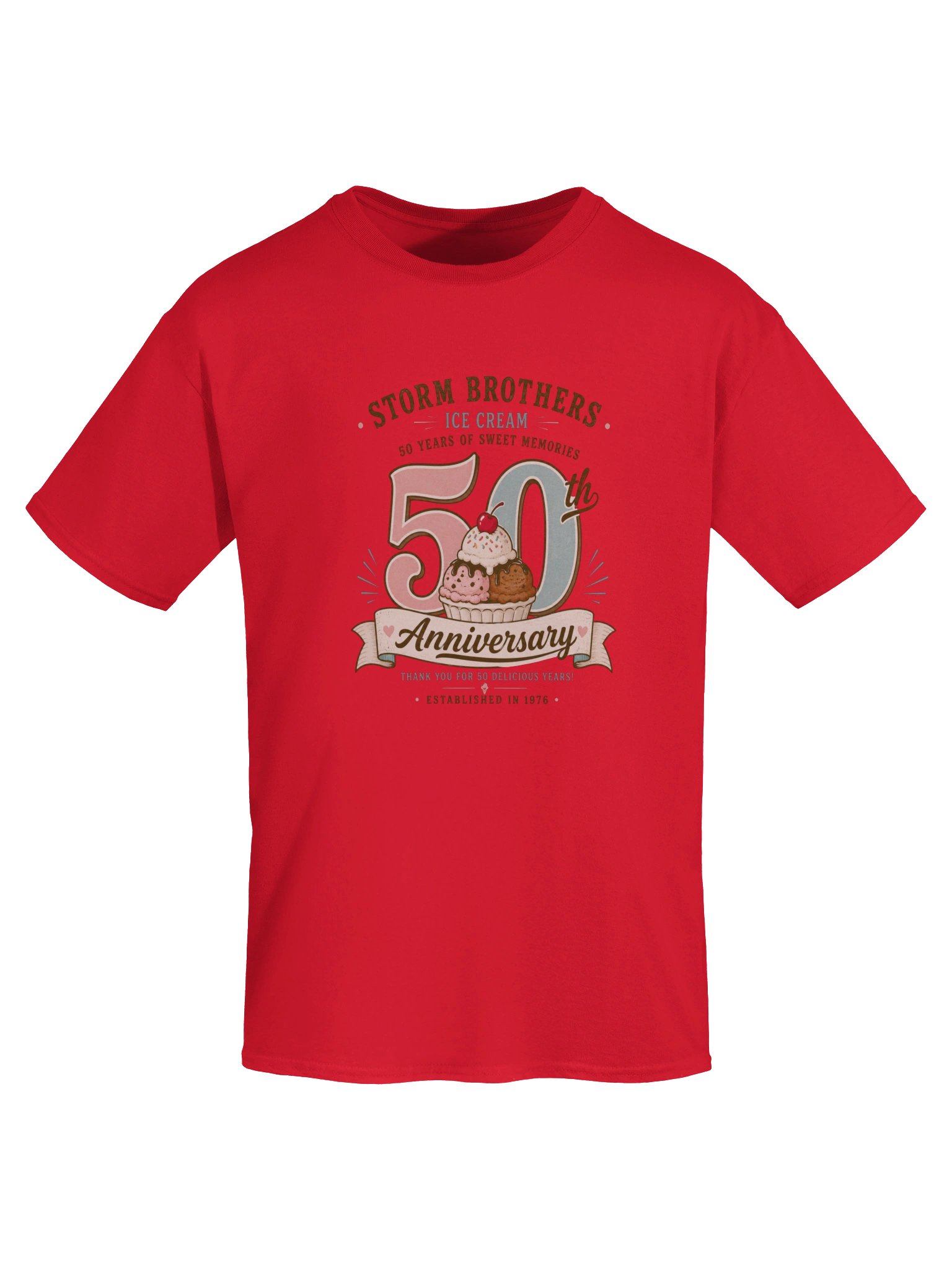 Storm Brothers Ice Cream 50th Anniversary Tee product image (25)