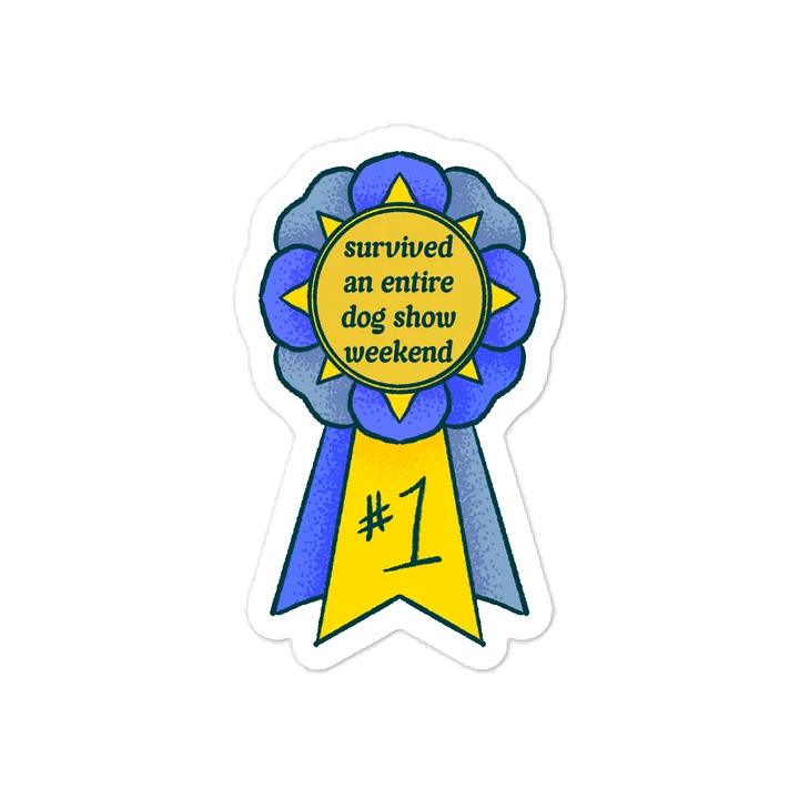 Rosette Series: Surived The Weekend Sticker product image (1)