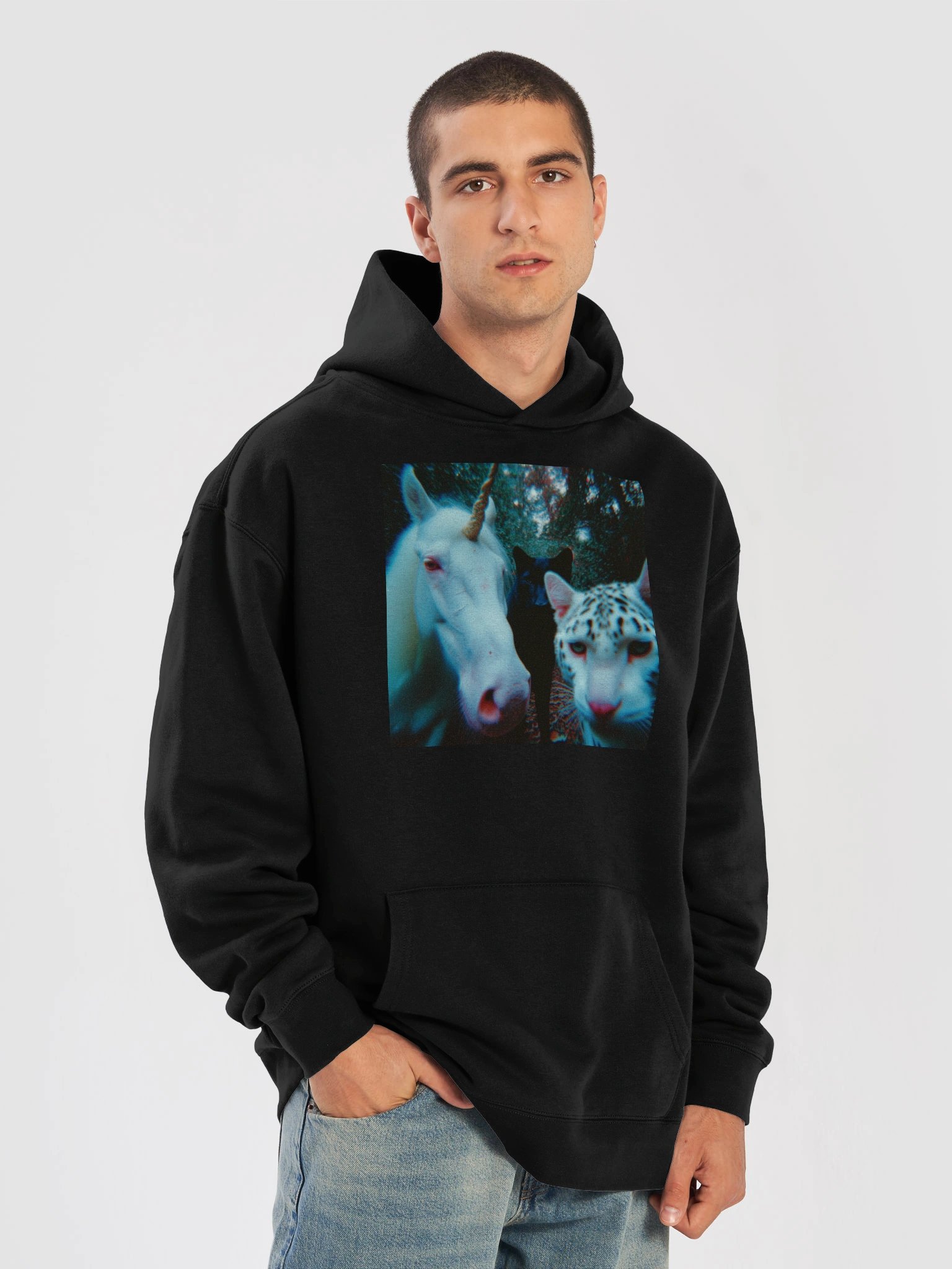 MOON WORLD- HOODIE (PREMIUM) (UNISEX) product image (21)