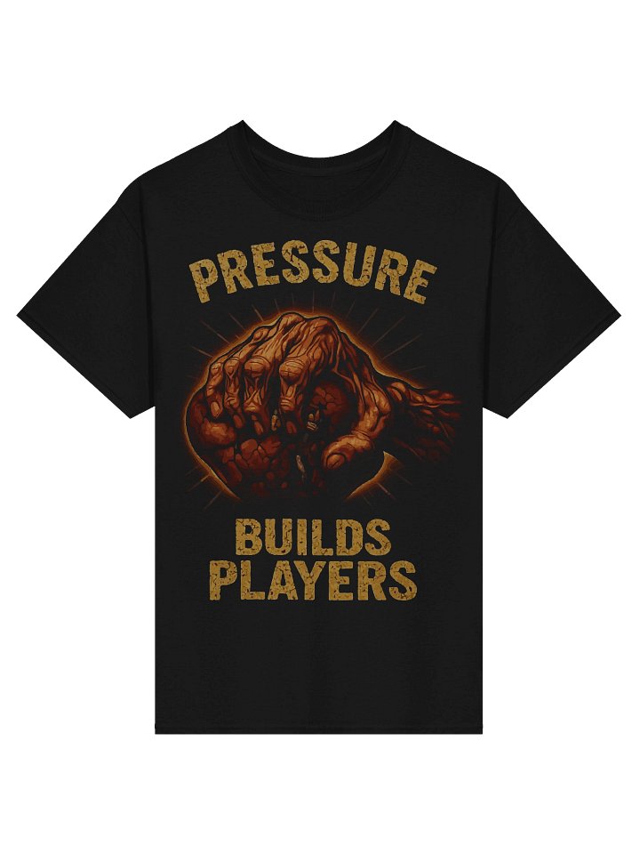 “Pressure Builds Players" – Motivational Grit T-shirt product image (1)