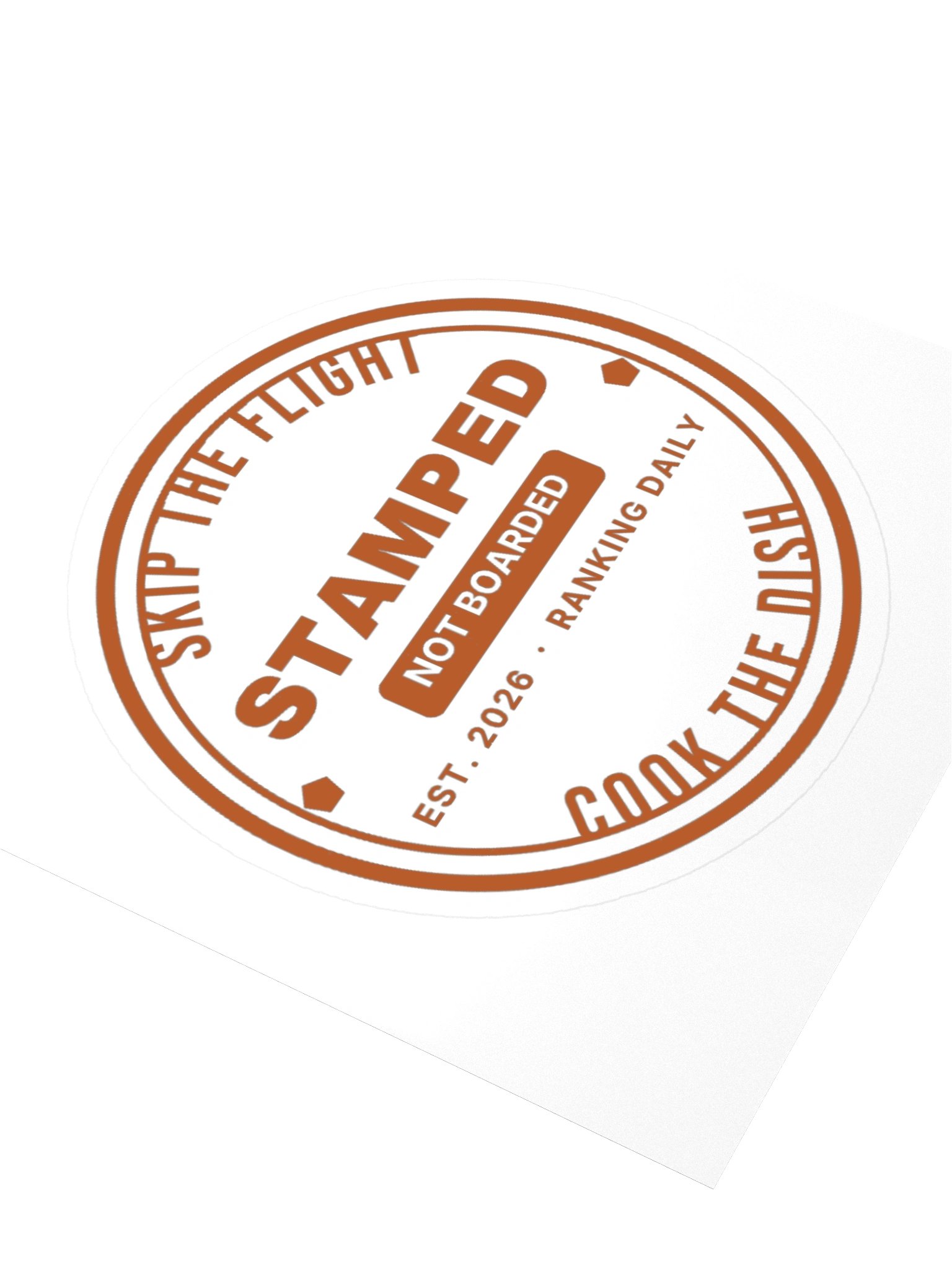 Stamped, Not Boarded Sticker product image (9)
