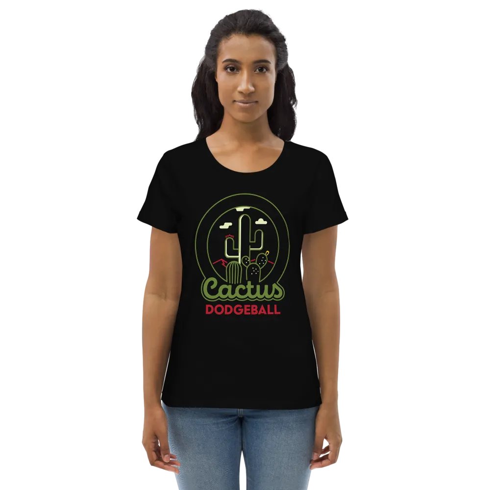 Cactus Dodgeball Women's Fitted Tee product image (13)