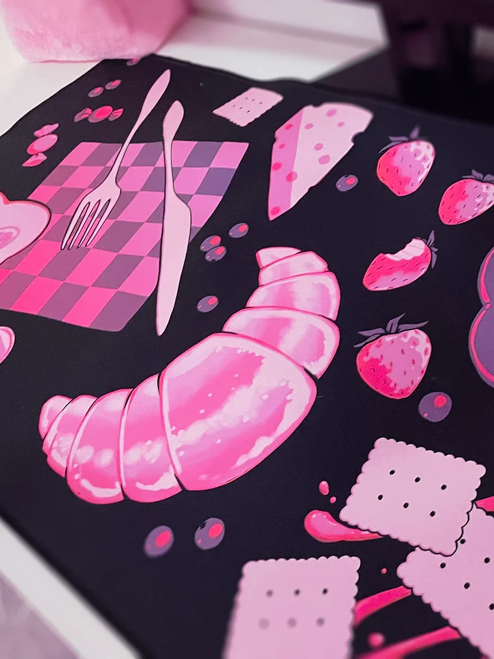 brunch time // XL desk mat product image (1)