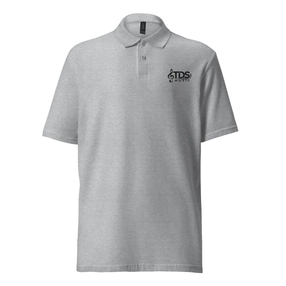 TDS Music Unisex Pique Polo Shirt with Treble Clef Design product image (3)