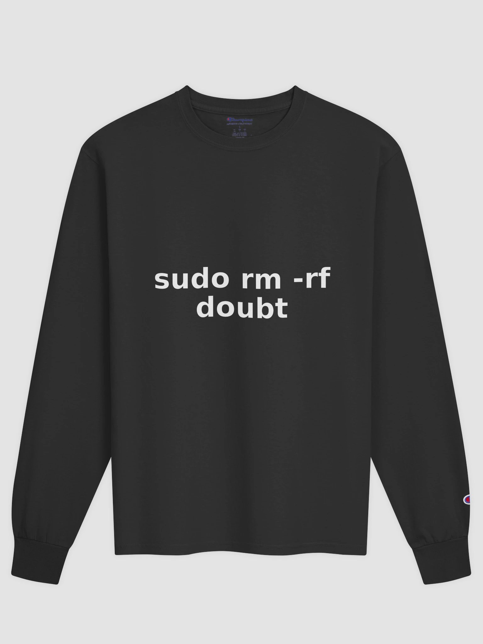 Sudo RM RF Doubt Long Sleeve product image (1)