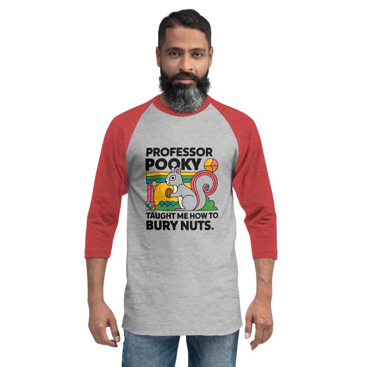 Professor Pocky's Nut-Burying Lesson Tee product image (2)