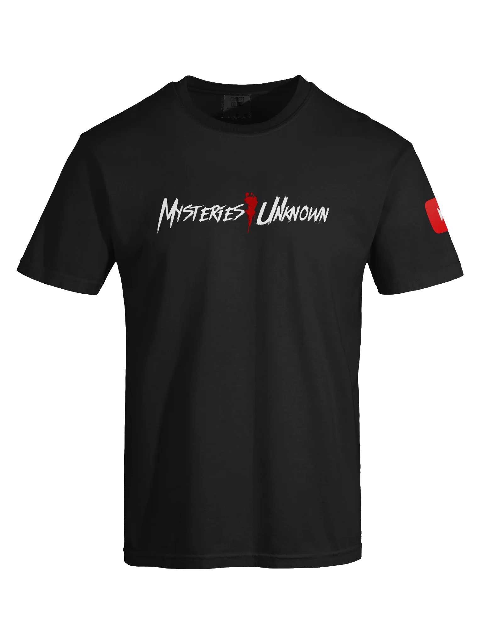 Mysteries Unknown Official Logo T-Shirt | Black YouTube Creator Field Gear product image (5)