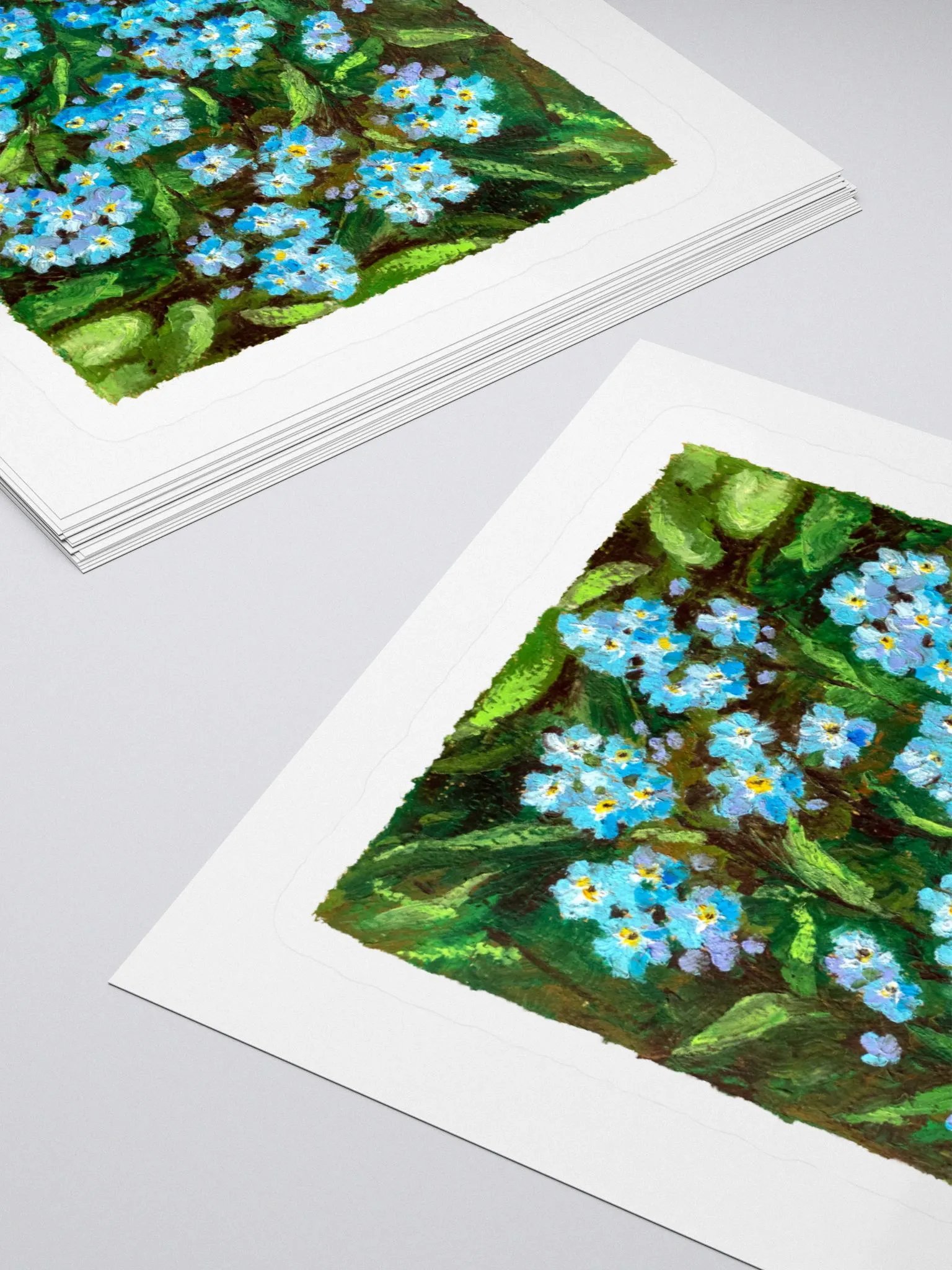 Forget-me-not botanical illustration sticker product image (1)