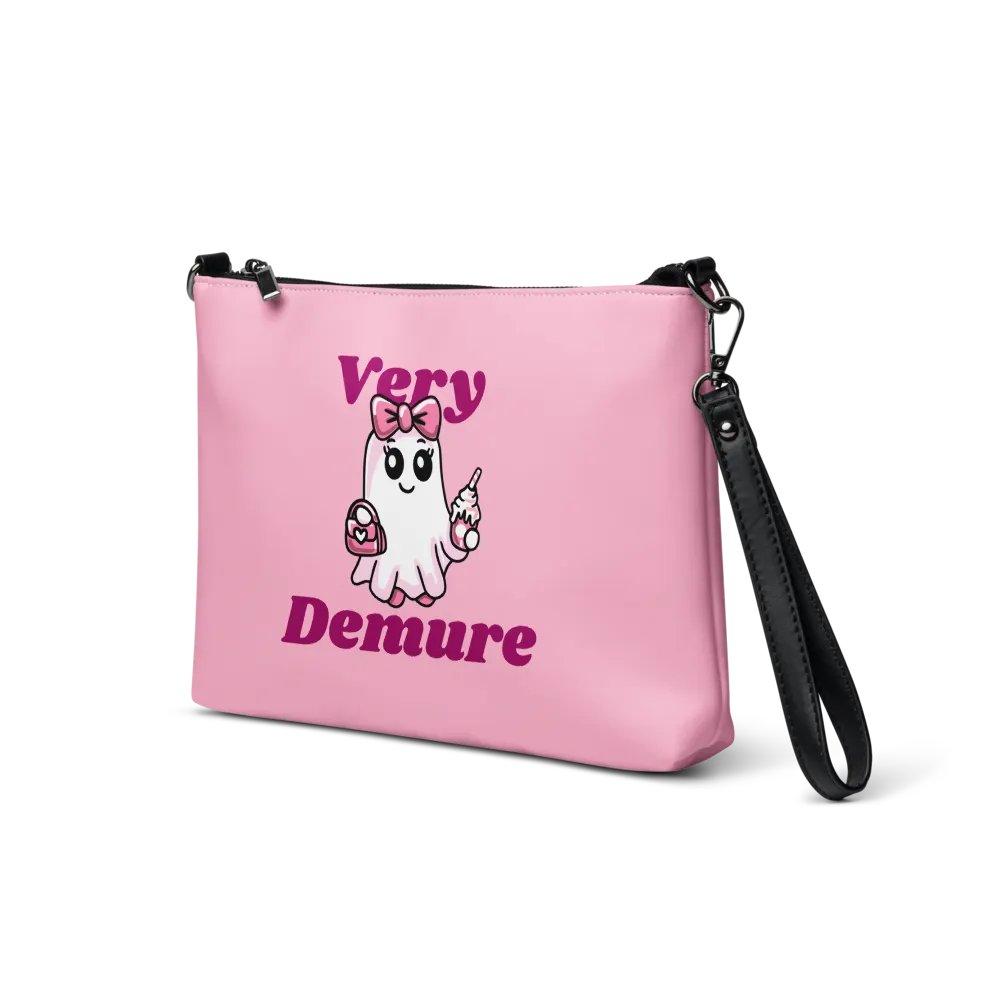 Very Demure Cute Ghost Flip-Sided Faux Leather Crossbody Bag product image (4)