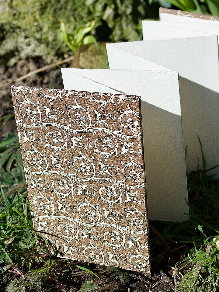 Carnet Accordéon - coton 300g - fait main product image (1)