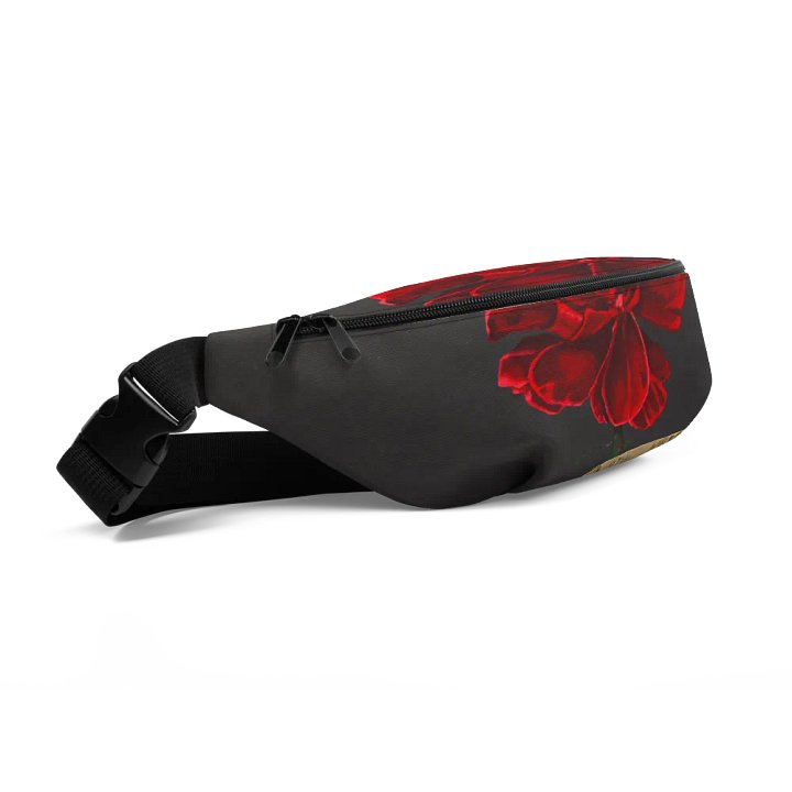 Wait For Me Red Carnation Fanny Pack product image (2)