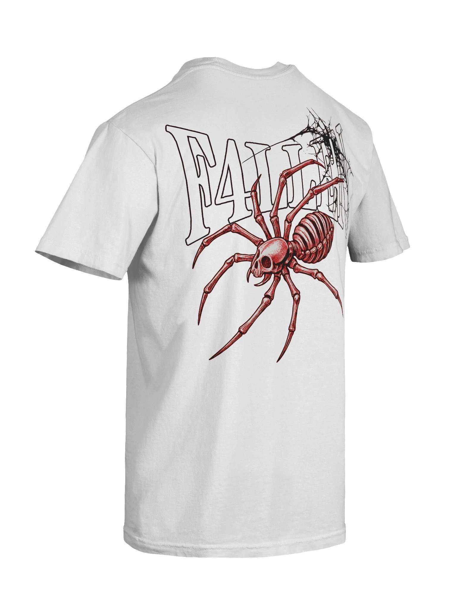 F4LLEN Spider Skeleton T-shirt [ White ] product image (10)