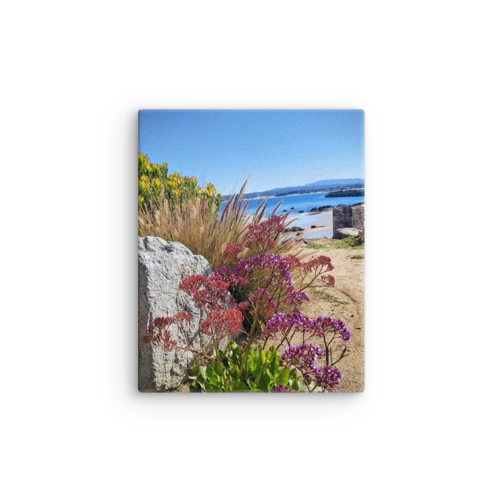 Purple Flowers by the Coast Canvas Thin product image (7)