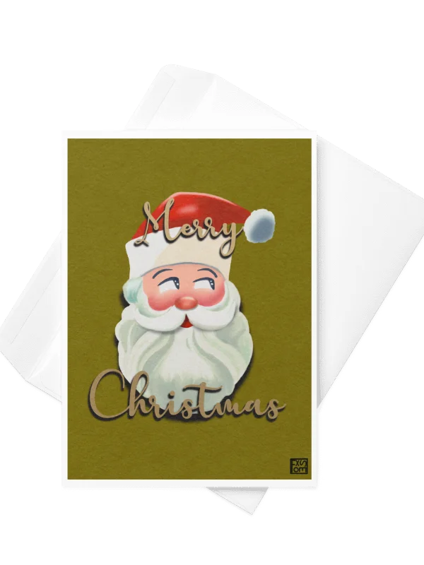 Santa Merry Christmas (green) product image (1)
