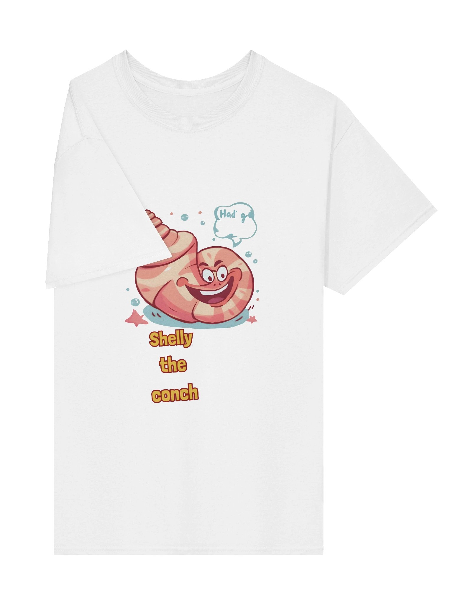 Shelly the Conch Happy T-Shirt product image (4)