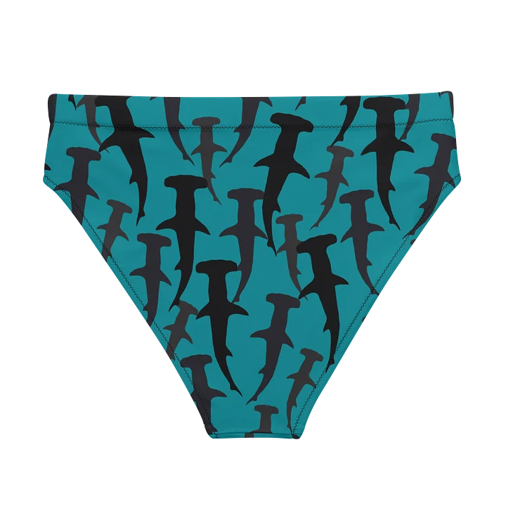 Hammerhead Sharks - Mid Ocean - Recycled Polyester - High Waisted Bikini Bottom product image (2)