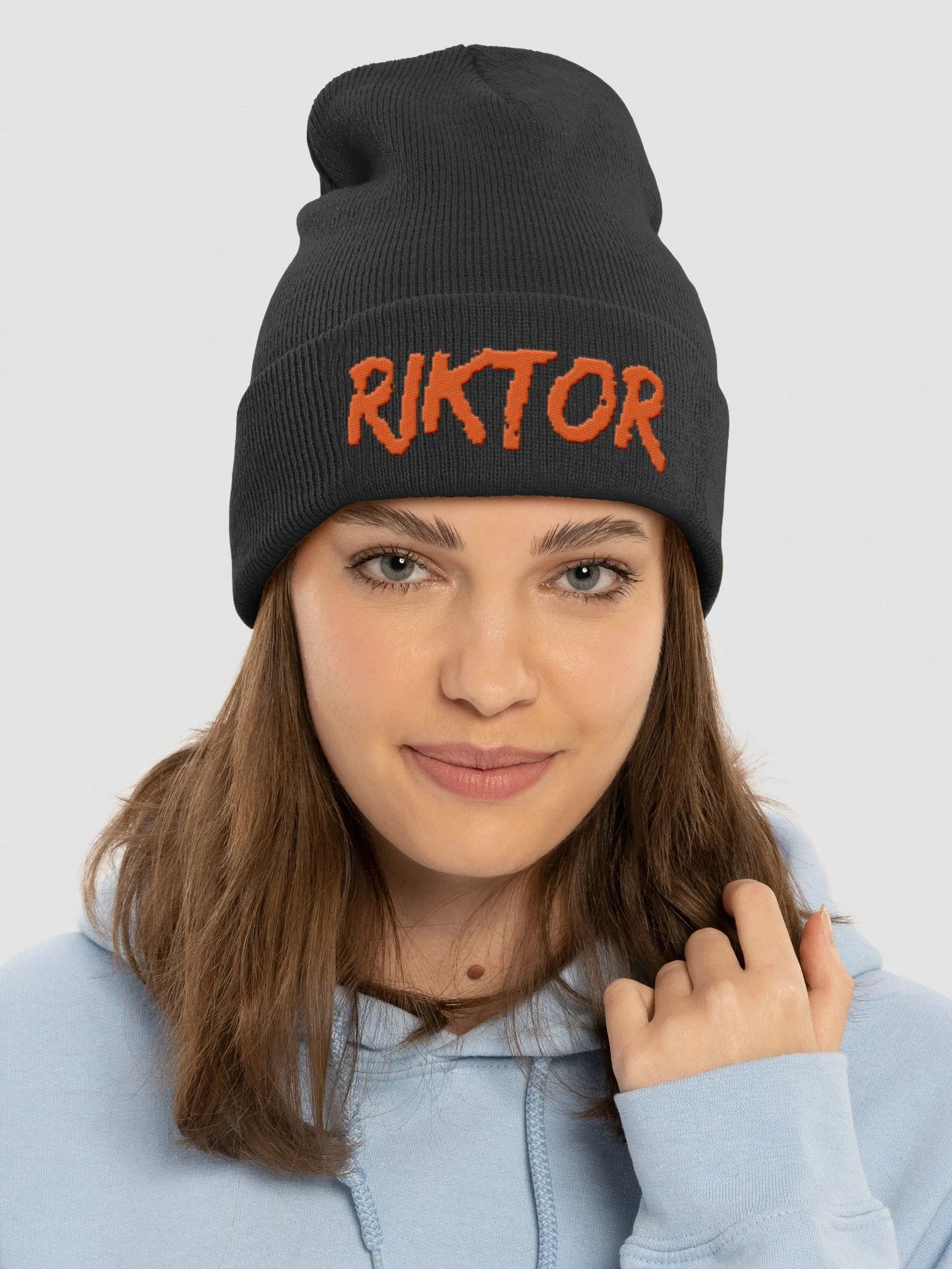 RIKTOR Orange Bold Cuffed Beanie product image (3)