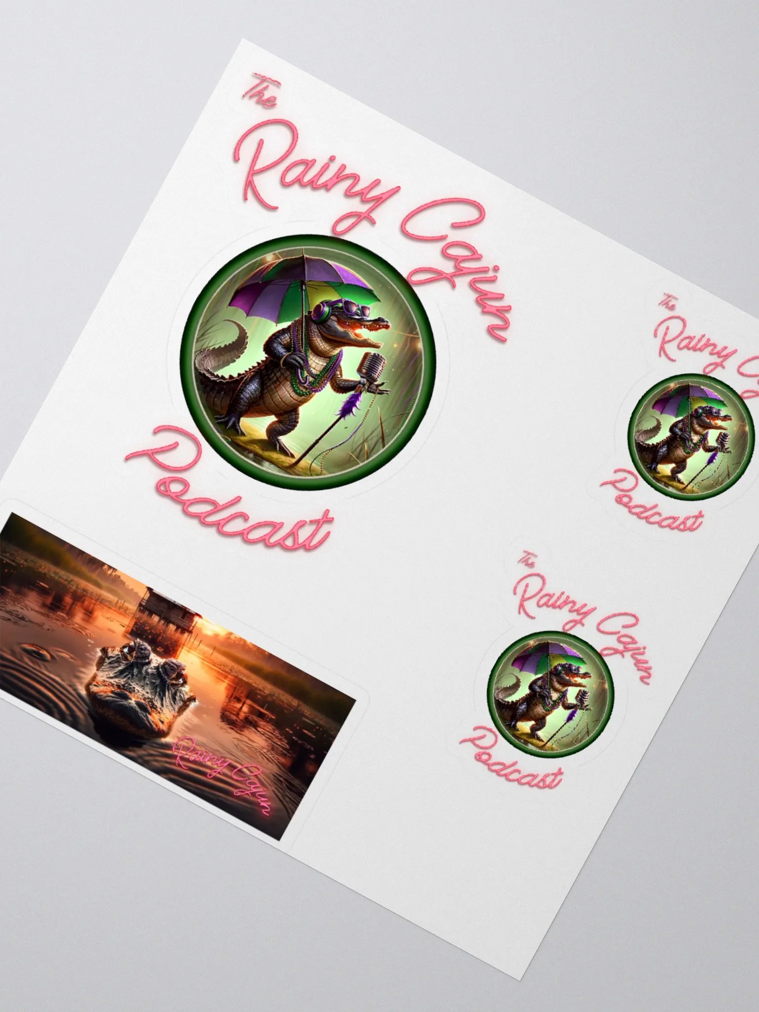 Rainy Cajun Stickers product image (2)