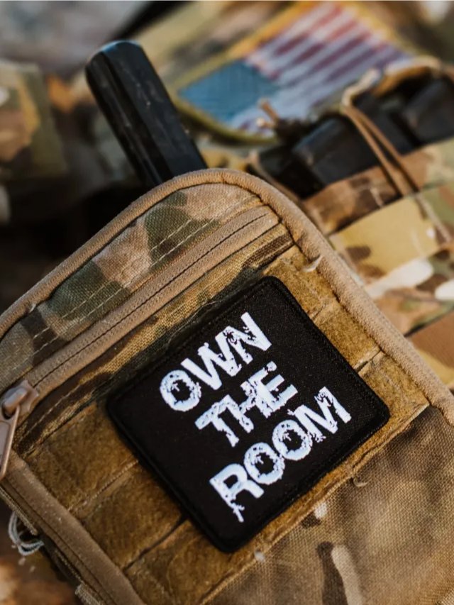 OWN THE ROOM Tactical Velcro Patch product image (1)