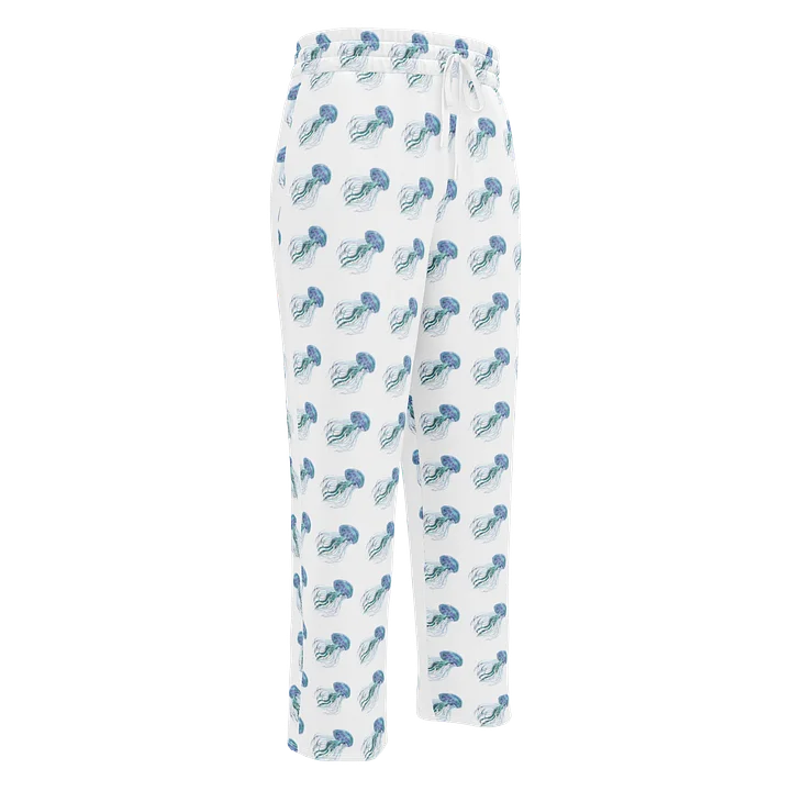 "JELLYFISH" ALL OVER PATTERNED WIDE LEG JOGGERS product image (1)