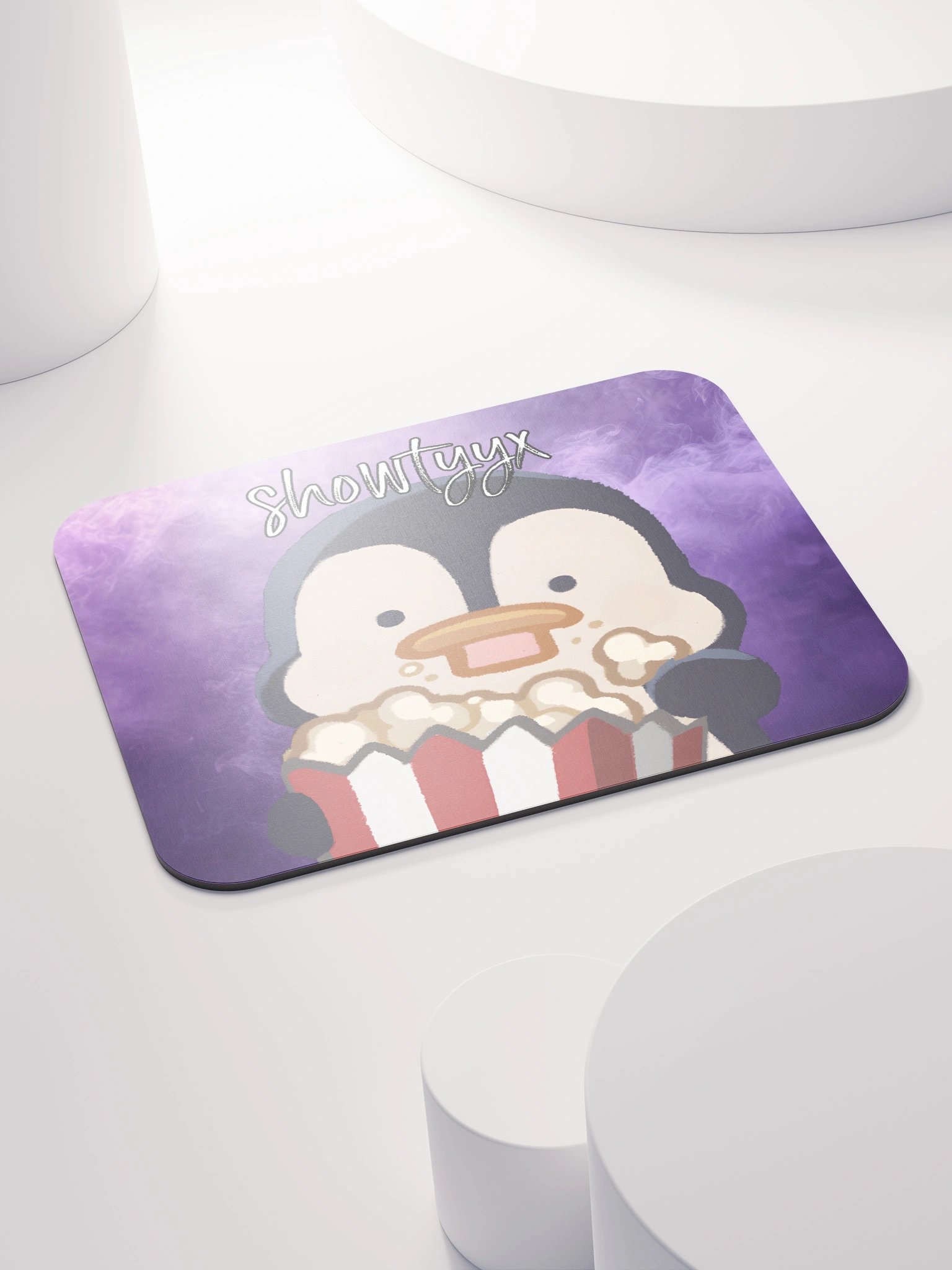 Popcorn Penguin Mouse Pad product image (4)