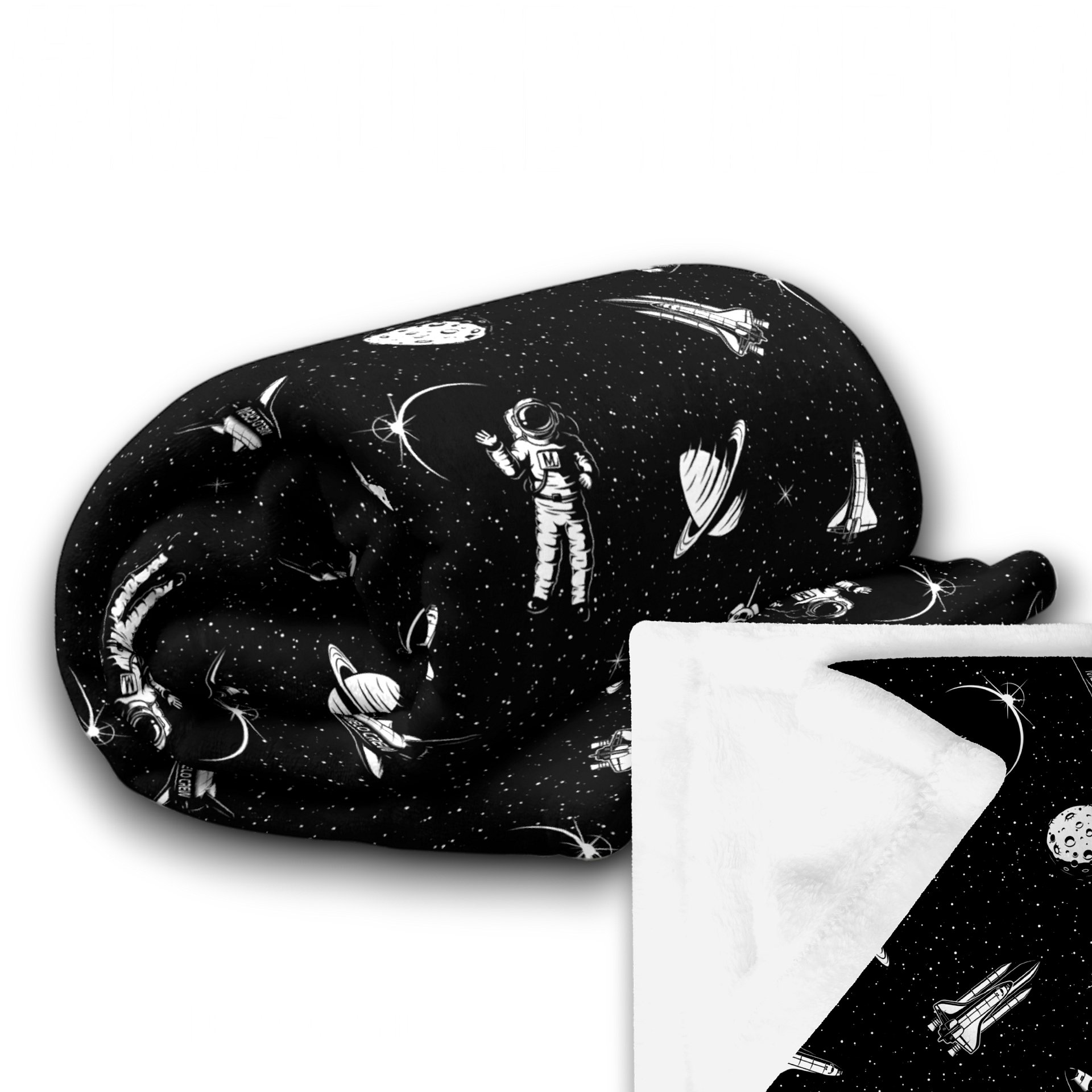 Spaced Out B&W - Blanket | #MadeByMELO product image (9)