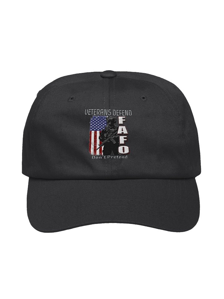 Veterans Defend FAFO, Patriotic Classic Dad Hat product image (1)