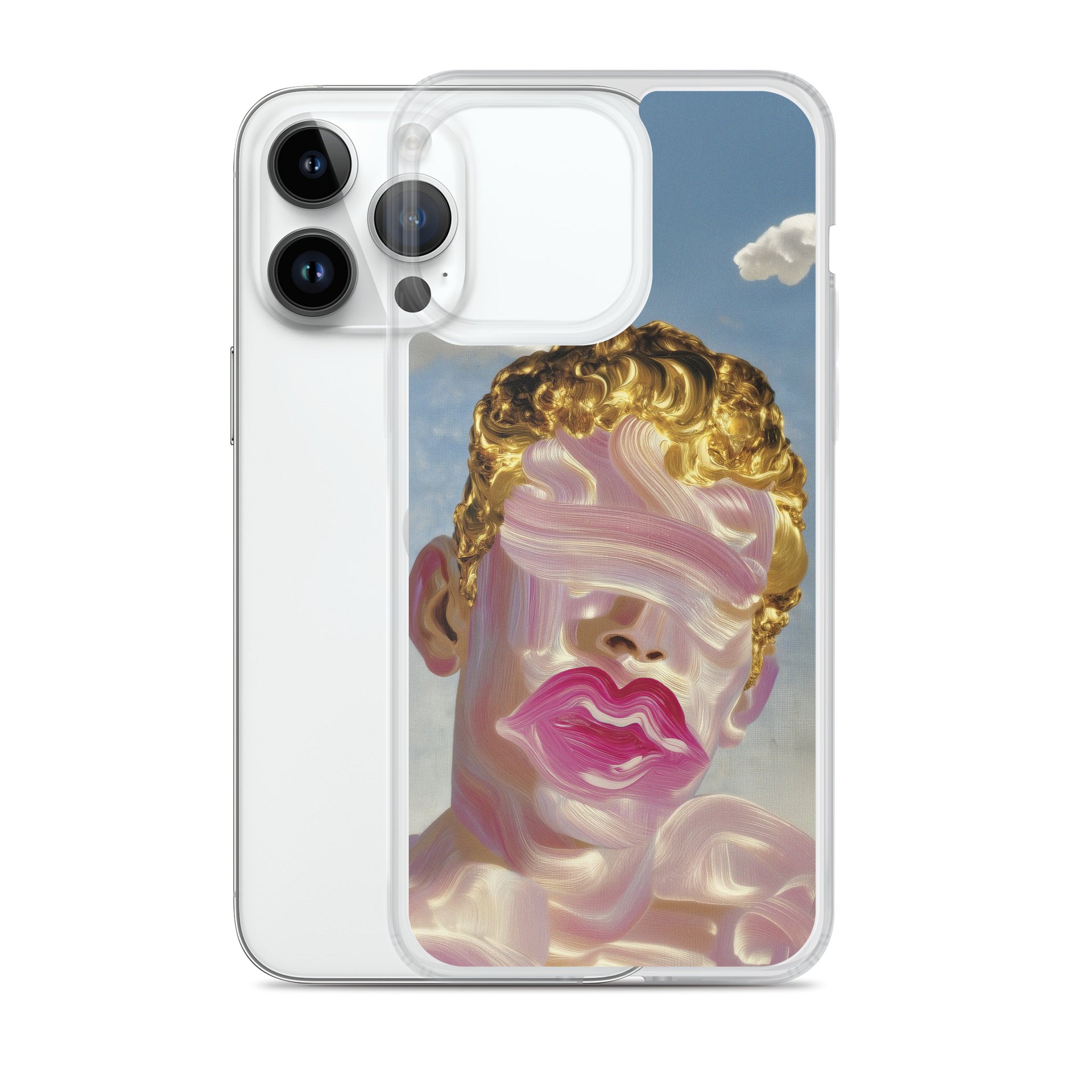 Swirly Thoughts Clear iPhone Case product image (2)