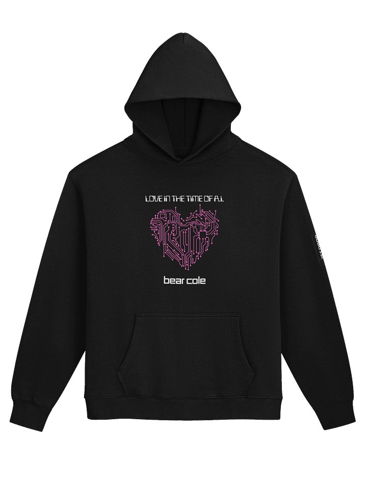 Love in the Time of A.I. Heart Unisex Hoodie product image (1)