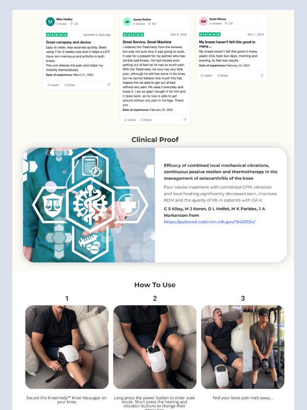 KneeRelief Pro – Pain Therapy Template product image (5)