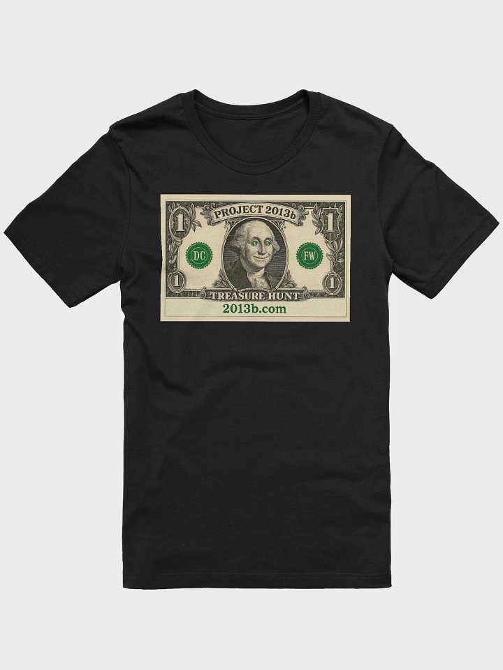 Project 2013b Treasure Hunt Dollar Bill T-Shirt – Vintage Currency Style Graphic Tee product image (1)