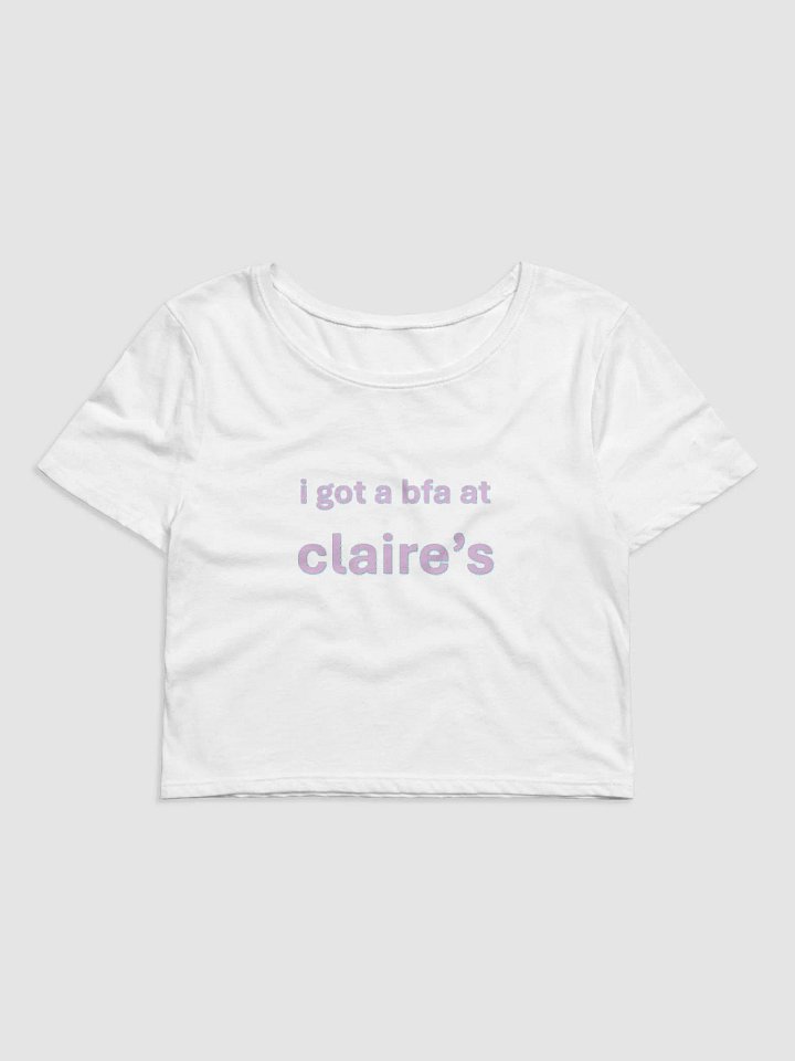 Claire's Lobotomy Crop Top product image (1)