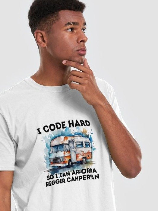 Campervan Coding Tshirt product image (1)