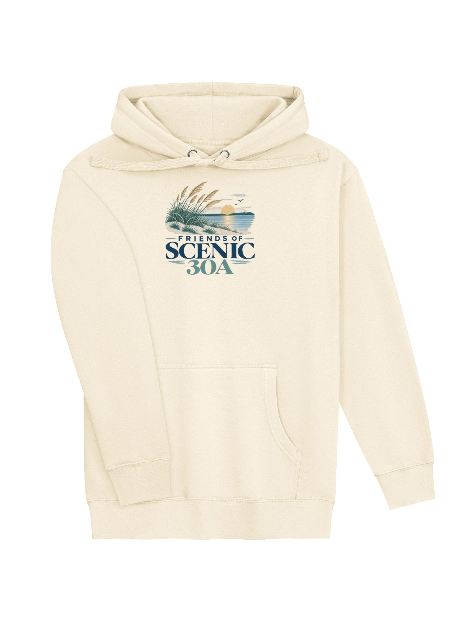 Friends of Scenic 30A Stacked Wordmark Hoodie product image (3)