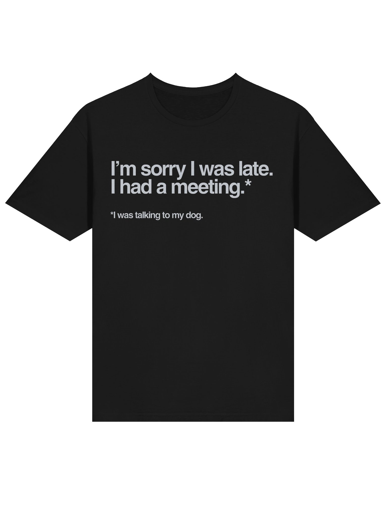 Fashionably Late Apology Tee product image (3)