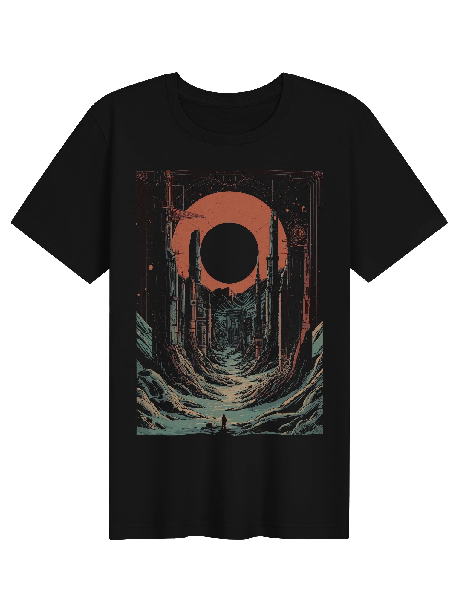 Eclipse Canyon Sci-Fi Lightweight T-Shirt product image (1)