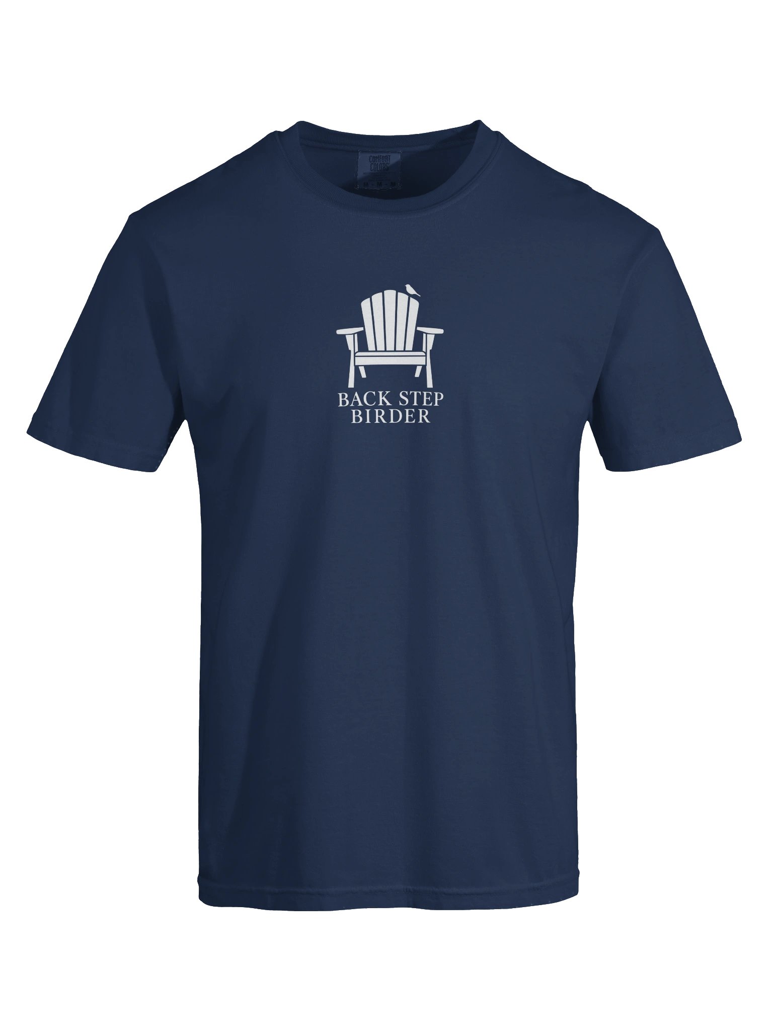 BACK STEP BIRDER | Minimalist Porch Birding Tee product image (33)