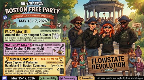 Four years ago, the Boston Free Party was an idea. Now, it’s a destination. 

For our 4th Annual party (May 15th-17th), we ar...