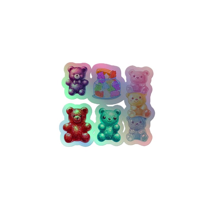 bear gummy Sticker Set product image (1)