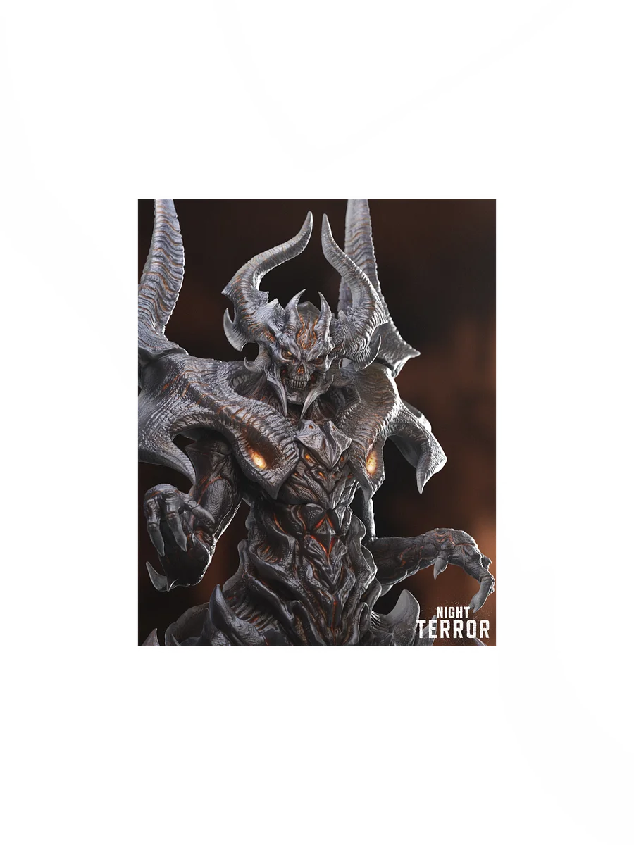 NIGHT TERROR: The Demonolith 3D Render Print product image (2)